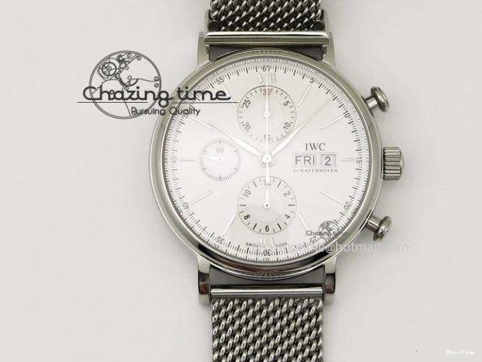 MIROTIME 0705 Mark XVIII IW327006 Titanium M+F 1:1 Best Edition Black Dial on Brown Leather Strap A Efficient 7052